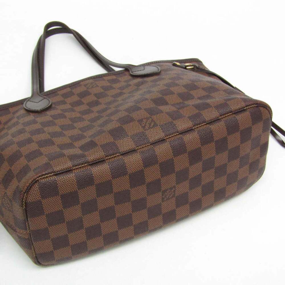 LOUIS VUITTON Brown Damier Neverfull PM Tote Bag - Picture 5 of 13